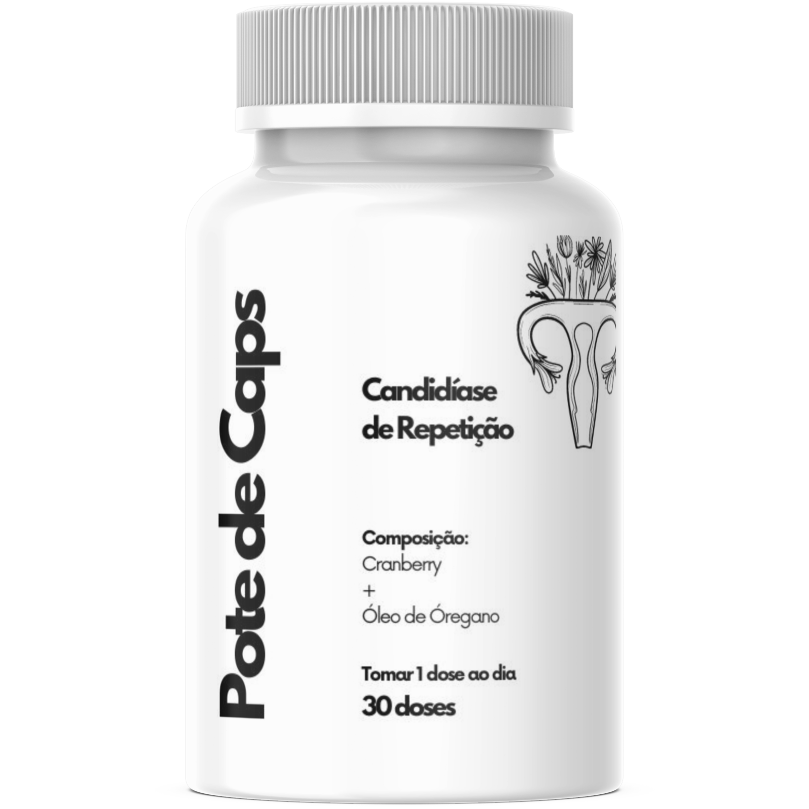 Candidíase (Pote de Caps) - 30 Doses