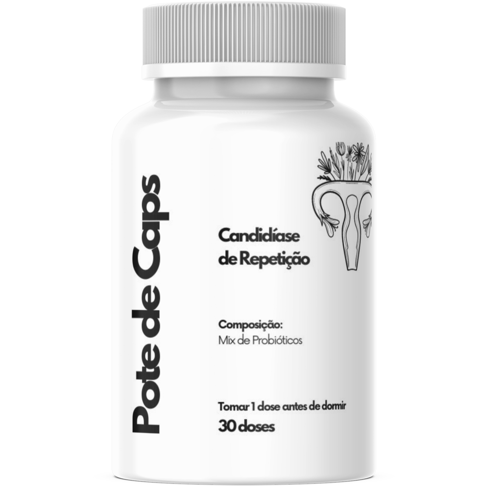 Candidíase (Pote de Caps) - 30 Doses