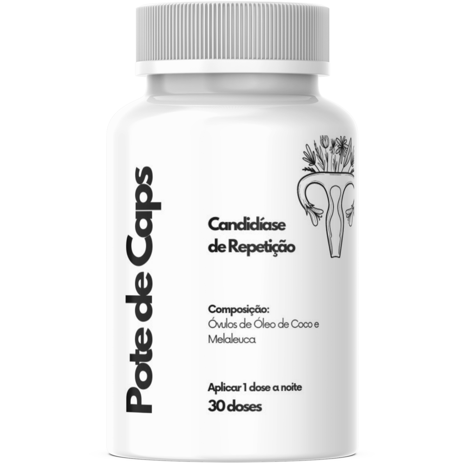 Candidíase (Pote de Caps) - 30 Doses