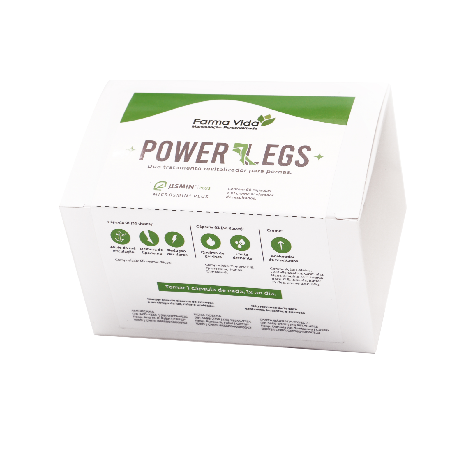 Kit Power Legs - 3 Frascos 