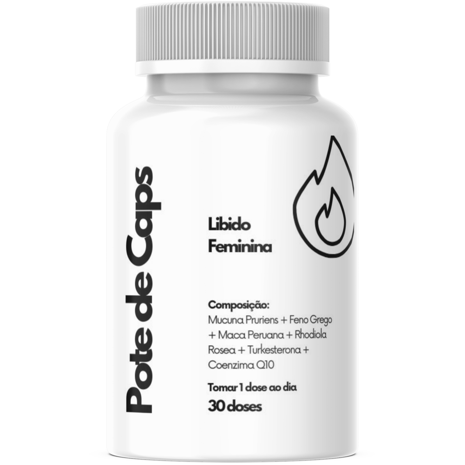 Libido Feminina (Pote de Caps) - 30 Doses