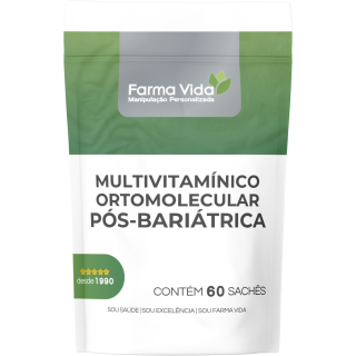 Multivitamínico Ortomolecular Pós-Bariátrica - 60 Sachês