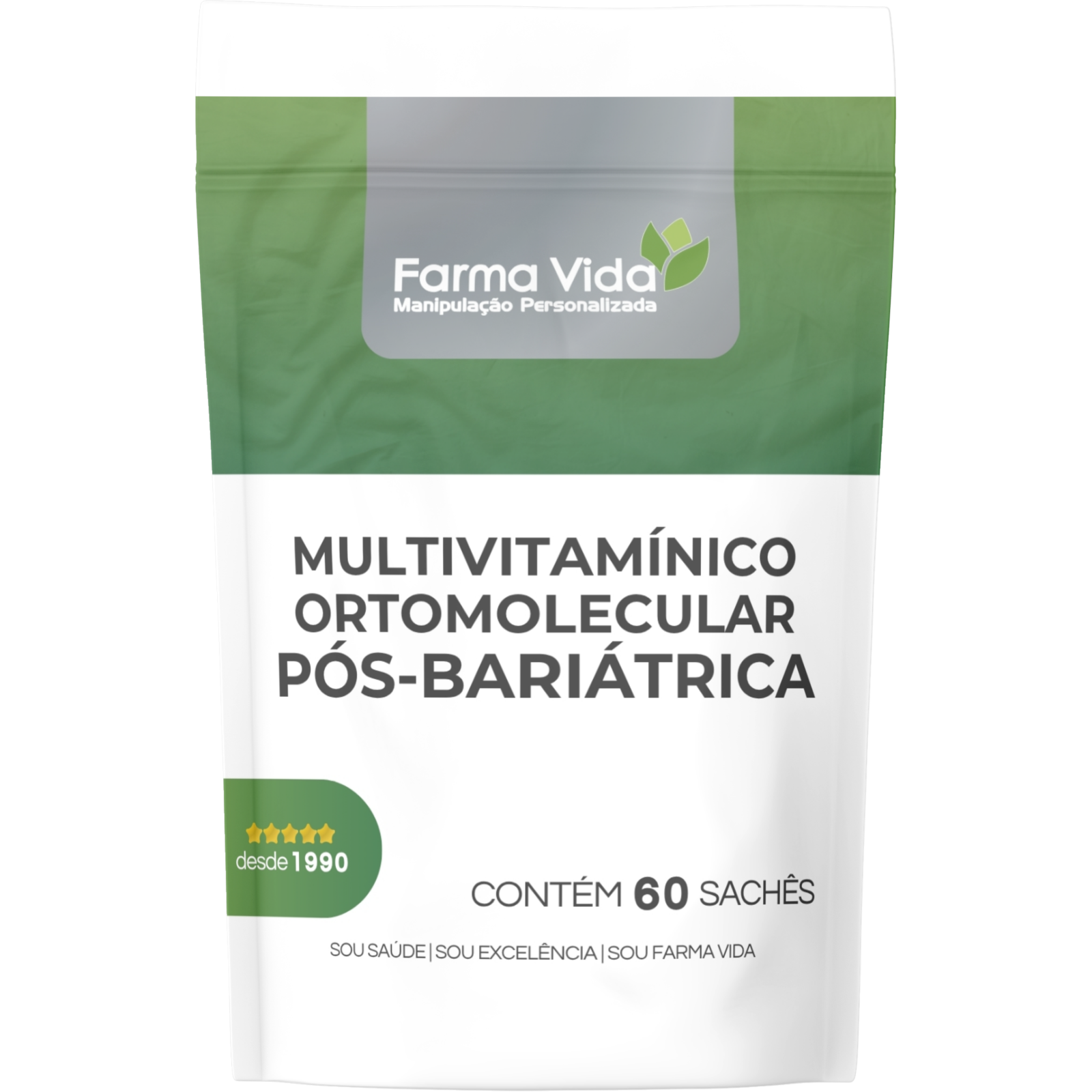 Multivitamínico Ortomolecular Pós-Bariátrica - 60 Sachês