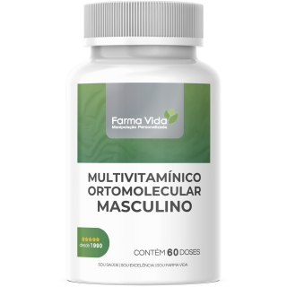 Multivitamínico Ortomolecular Masculino - 60 Doses