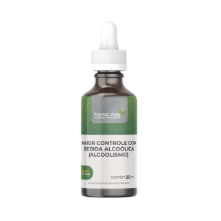 Maior Controle com Bebida Alcoólica (Alcoolismo) - 20mL