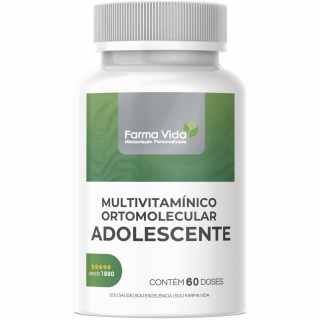Multivitamínico Ortomolecular Adolescente - 60 Doses