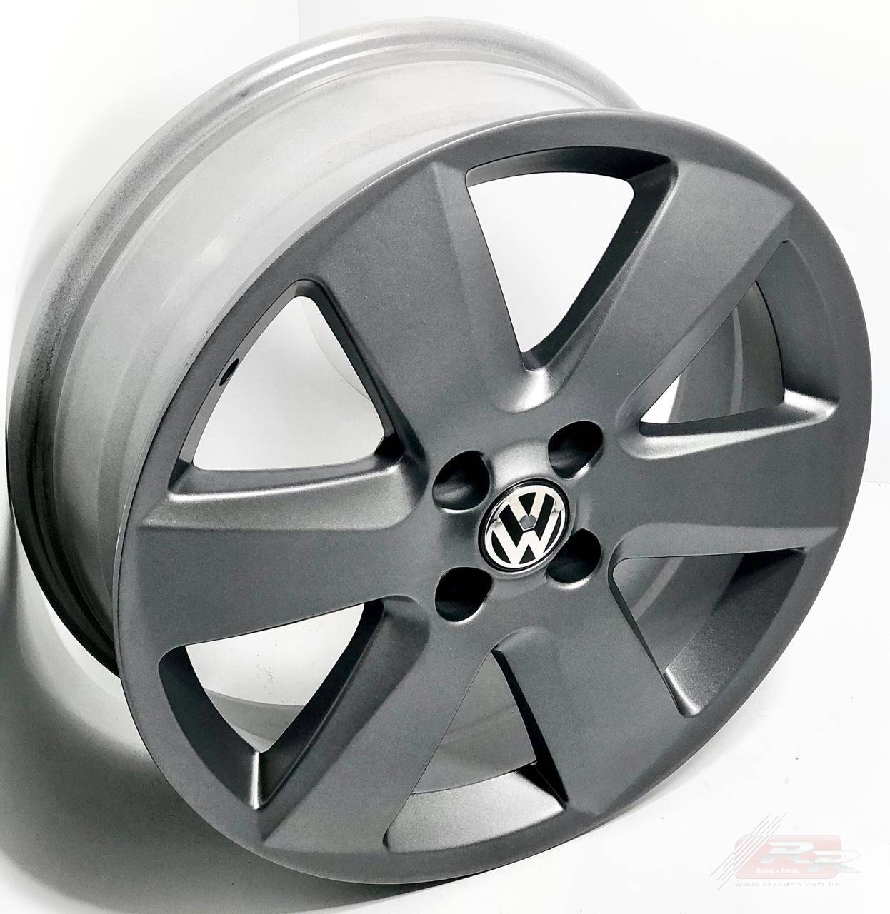 JOGO DE RODA VW SAVEIRO SURF REPLICA ZUNKY ZK120 17X6 GRAFITE