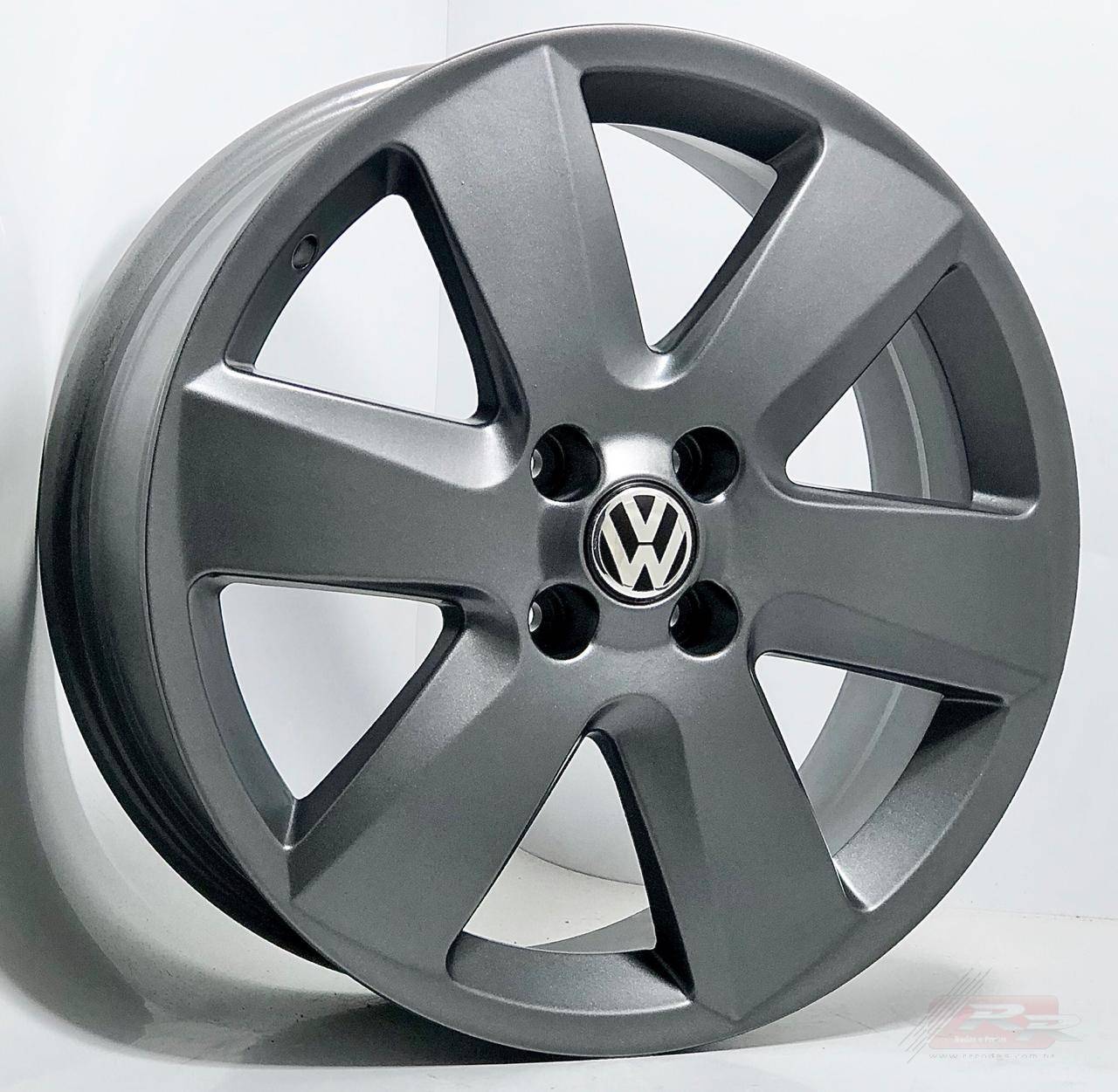 JOGO DE RODA VW SAVEIRO SURF REPLICA ZUNKY ZK120 17X6 GRAFITE