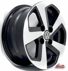 JOGO DE RODA GOLF GTI 2016 REPLICA ZUNKY ZK650 14X6 DP DIAMANTADO