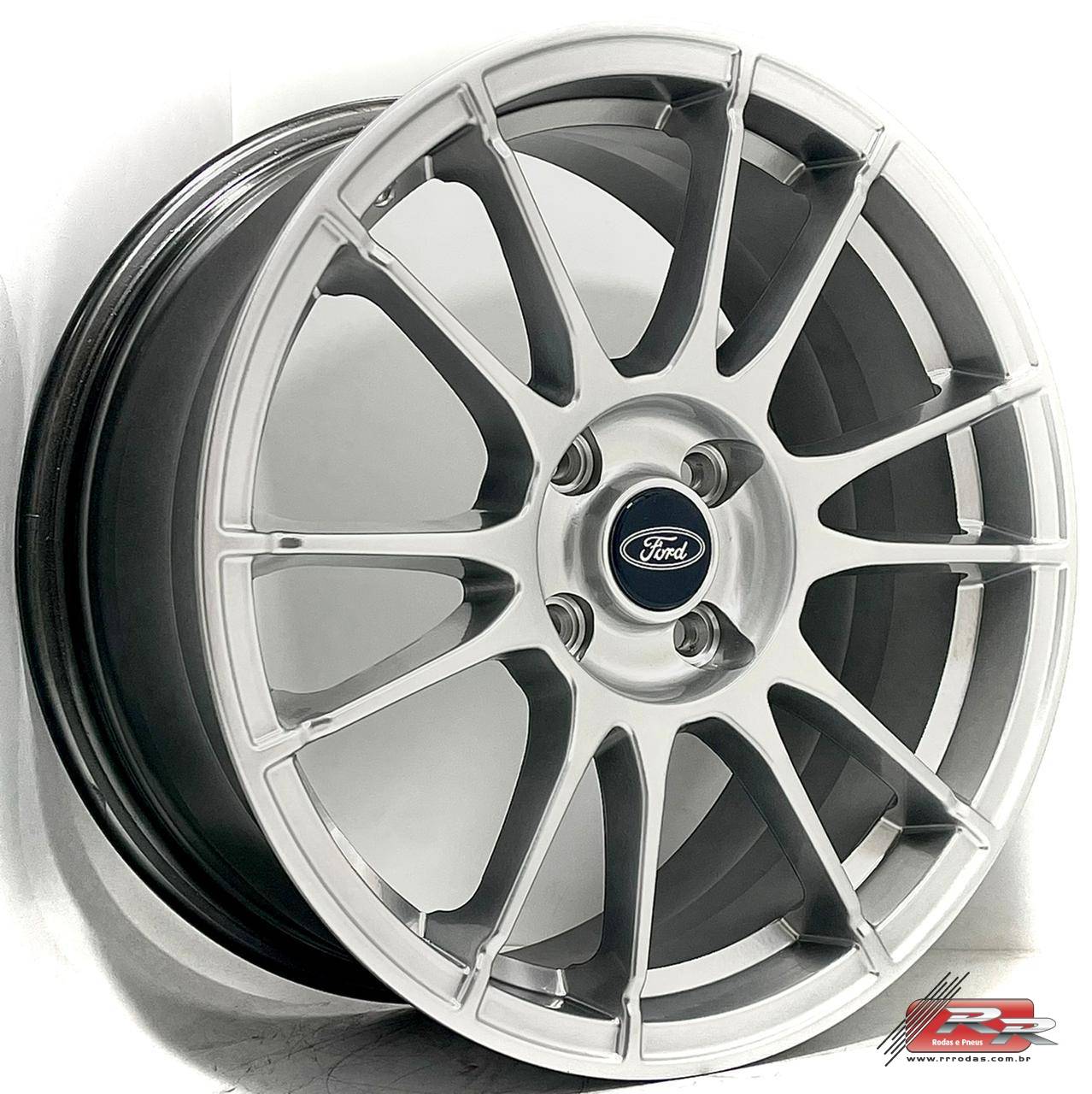 エンダモロジー　S1 S2ローラー JOGO DE RODA S251 ESPORTIVA SCORRO 17X7,5 PRATA 4X108 ET 40 - RR Rodas