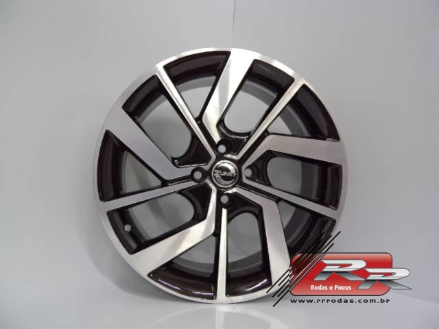 JOGO DE RODA VW JETTA GLI REPLICA ZUNKY ZK810 18X7 DIAMANTADO