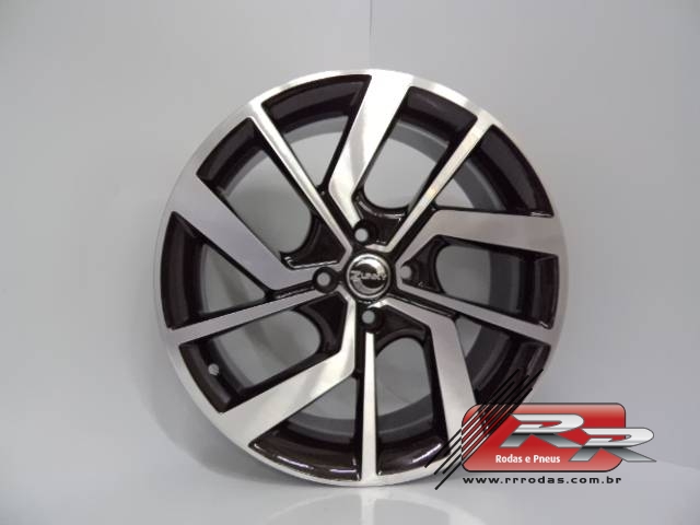 JOGO DE RODA VW JETTA GLI REPLICA ZUNKY ZK810 18X7 DIAMANTADO