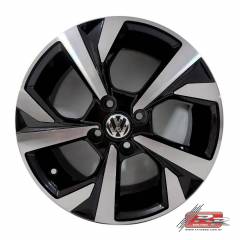 JOGO DE RODA VW NIVUS REPLICA ZUNKY ZK 954 15X6 DIAMANTADO PRETO