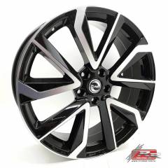 JOGO DE RODA REPLICA ZUNKY ZK 880 18X6 DIAMANTADO PRETO 4X100 ET