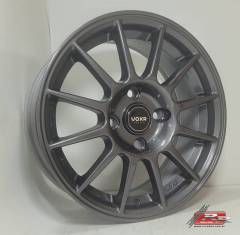JOGO DE RODA VOXR VX 47 TURISMO 15X6 GRAFITE 4X100 - RR Rodas