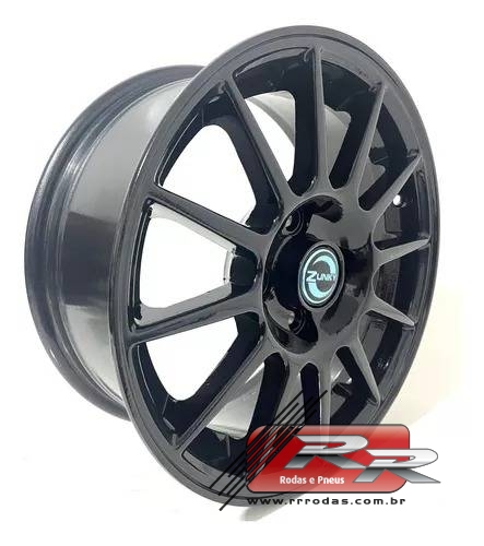 JOGO DE RODA REPLICA OZ ZUNKY ZK1012 15X6 PRETO 4X108 ET 40 - RR Rodas