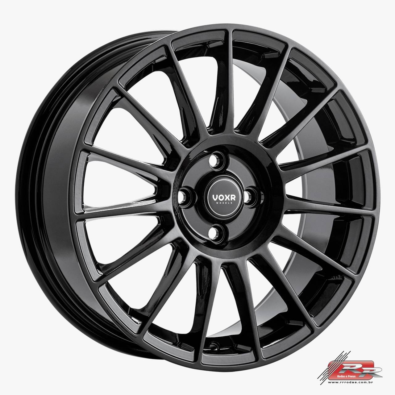 JOGO DE RODA VOXR VX 48 GT3 18X7 PRETA 5X113 ET 38 - RR Rodas