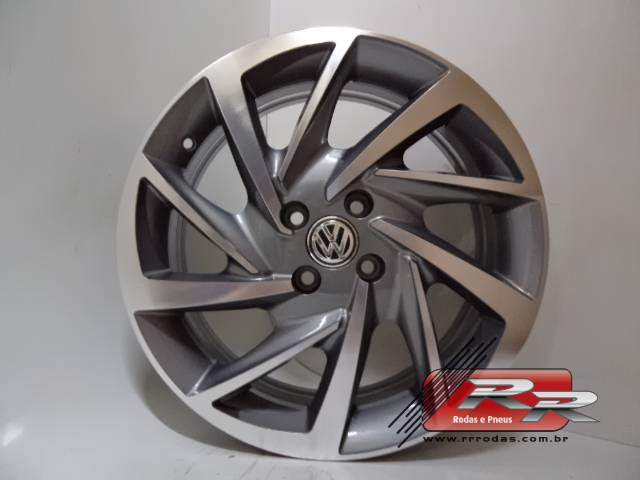 JOGO DE RODA VW POLO 2018 TSI HIGHLINE REPLICA SCORRO S265 17X7