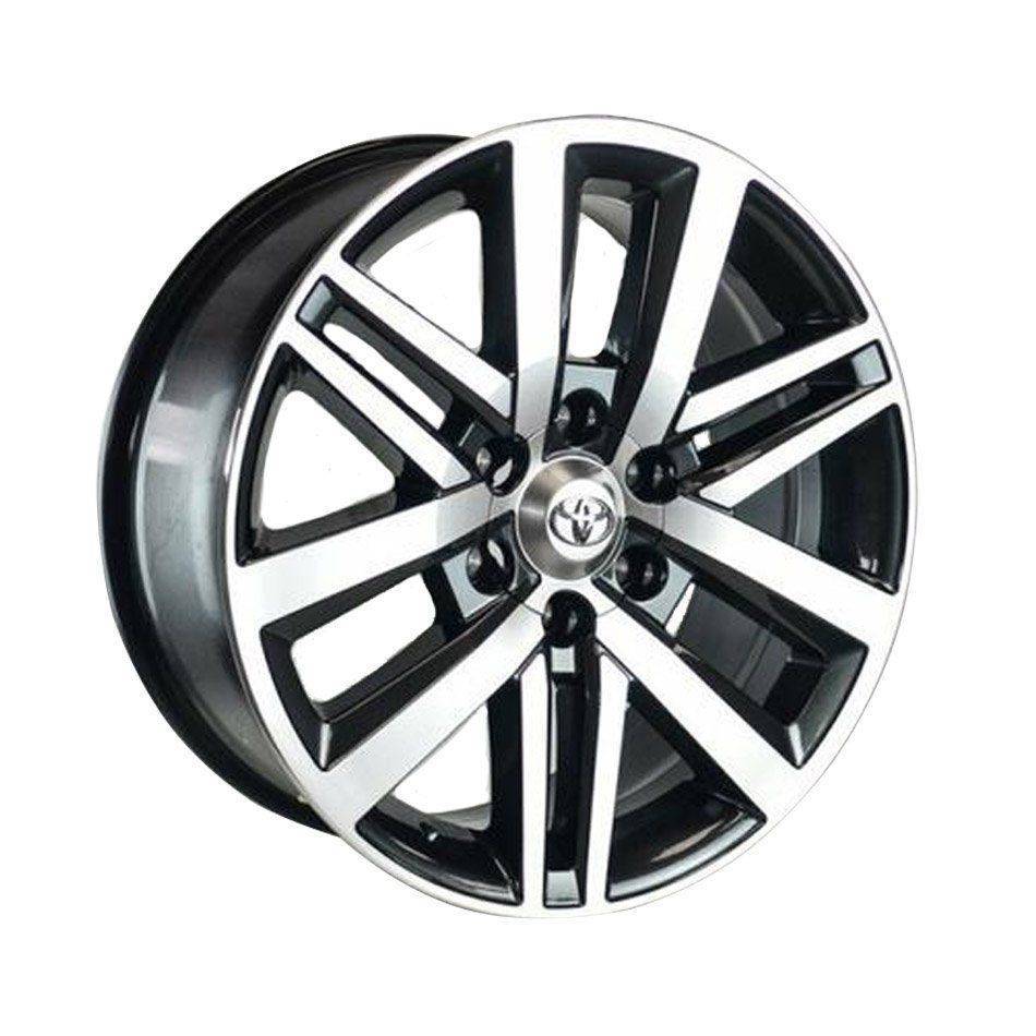 RODA R72 TOYOTA HILUX ARO 20 GRAFITE DIAMANTADO E PRETO