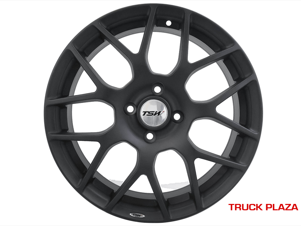 Jogo de 04 Rodas TSW Nurburgring aro 17 4X100 Preto Fosco 