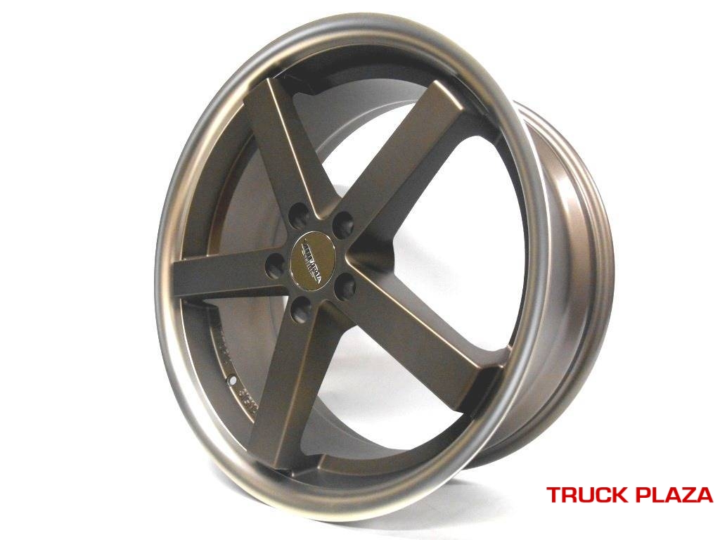 Jogo de 04 Rodas Vittoria Dublin aro 20 5x114 BRONZE FOSCA D Truck Plaza