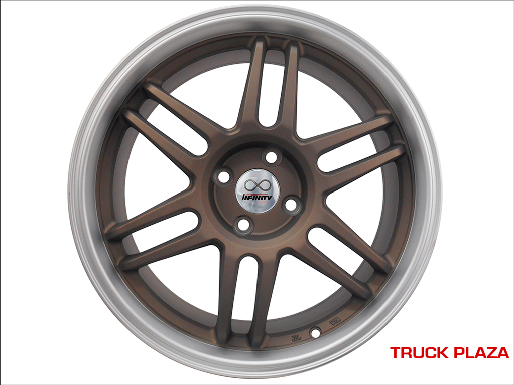 Jogo de 04 Rodas Infinity C078 Aro 17 4x100 Bronze