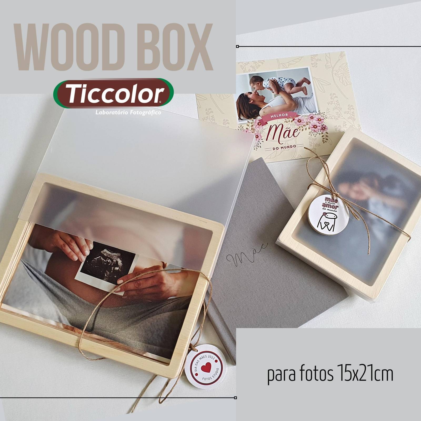 Wood Box 15x21 cm - Ticcolor