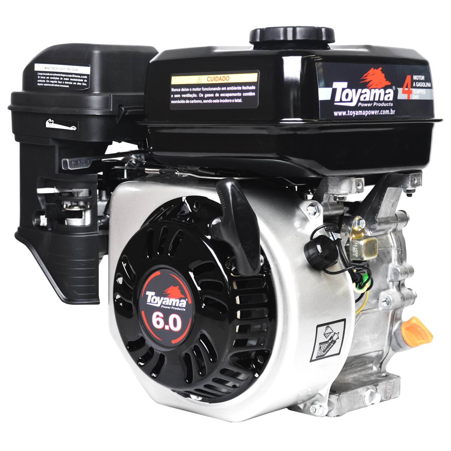 Motor TOYAMA 6,0HP 4T eixo 3/4