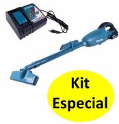 Aspirador de pó à bateria 18v Makita DCL180Z +carregador+bateria