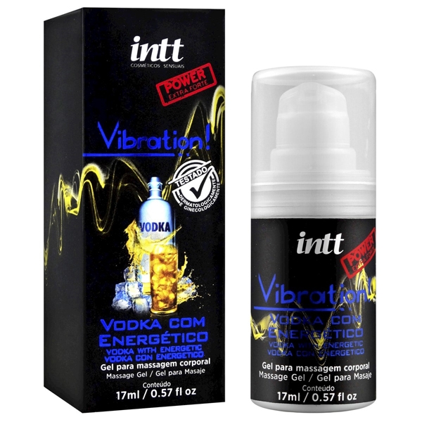 Vibration INTT Vodka com Energético Vibrador Liquido 17ml Extra Forte - SEX SHOP CURITIBA