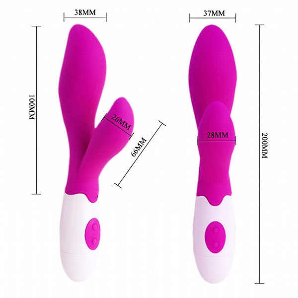 Vibrador Rabbit Dupla Estimulação Massageador Clitoriano - SEX SHOP CURITIBA
