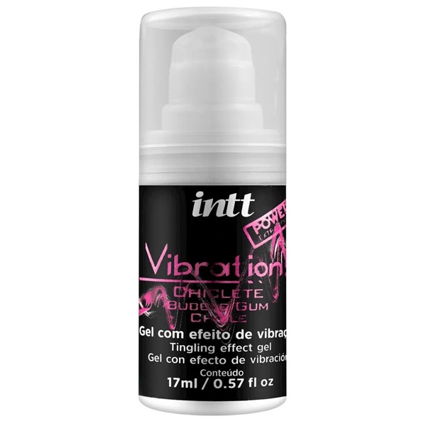 Vibration INTT Sabor Chiclete Vibrador Liquido 17g Extra Forte