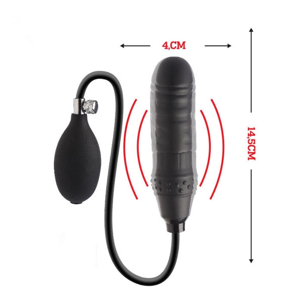 Plug Anal Inflvel Massager Dom H9 - SEX SHOP CURITIBA