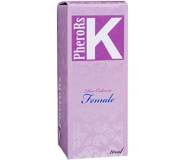 Perfume By K Female 20ml com Feromônio - Atrai os homens - SEX SHOP CURITIBA