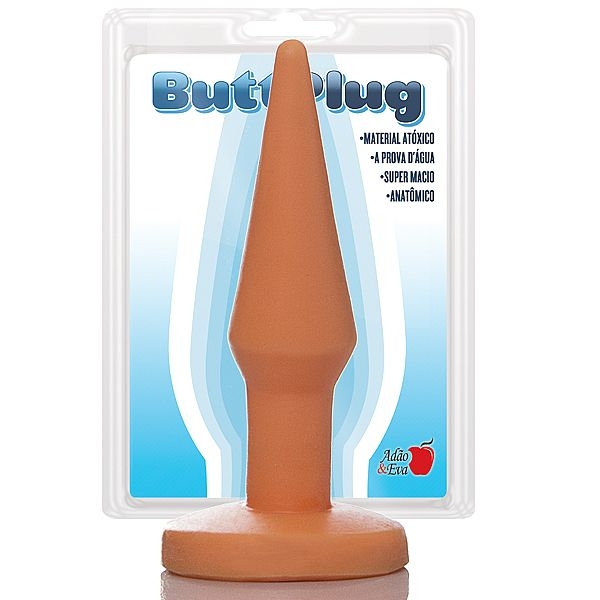 Plug Anal Iniciante Longo 12 X 0,5~2,5 cm Cor PRETO - SEX SHOP