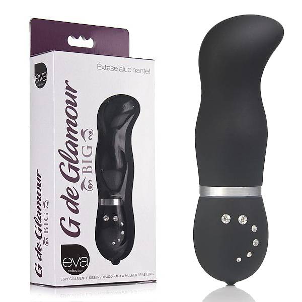 Vibrador Ponto G de Glamour Gig 13 x 4 cm - Eva Collection - SEX SHOP CURITIBA