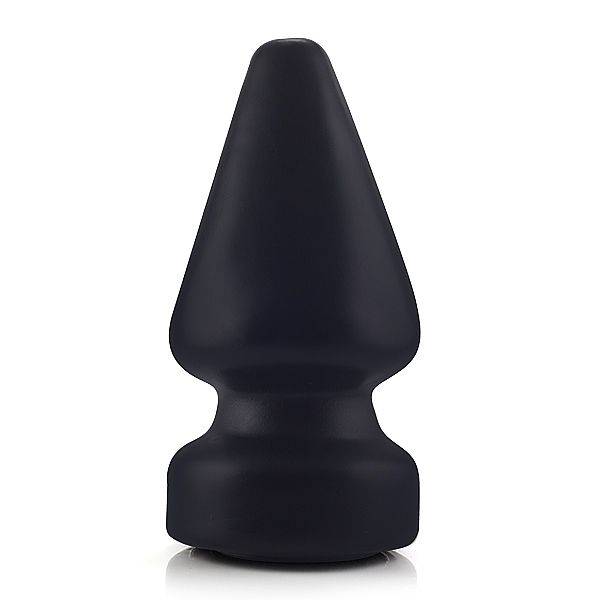 plug anal gigante Plug anal Triângulo macio e GIGANTE Preto main image 1