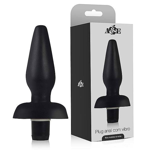 Plug Anal Com Vibrador 13 cm - SEX SHOP CURITIBA