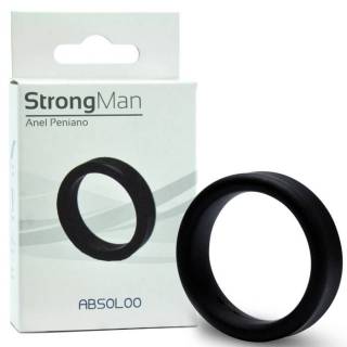 Anel Peniano Em Silicone 4,5 cm Strong Man - Absoloo
