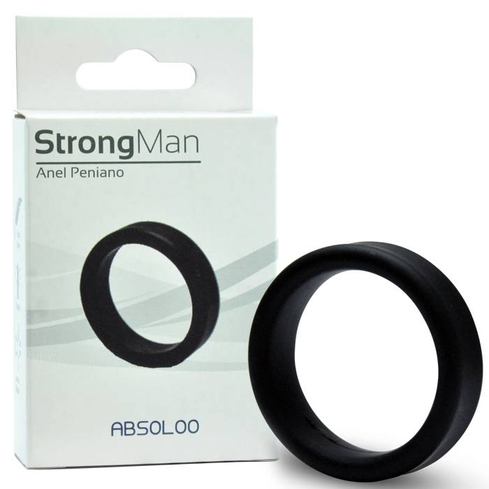 Anel Peniano Em Silicone 4,5 cm Strong Man - Absoloo - SEX SHOP CURITIBA