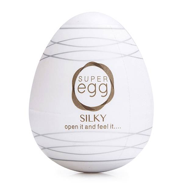 Masturbador Super Egg Silky - SEX SHOP CURITIBA