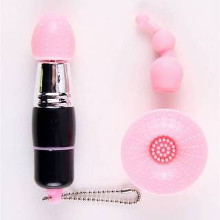 Mini Vibrador Clitoriano com 3 Acessórios