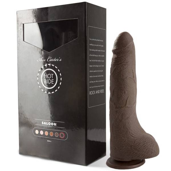 Pênis Bengala 22 cm Com Vibrador Aquecimento e Ventosa