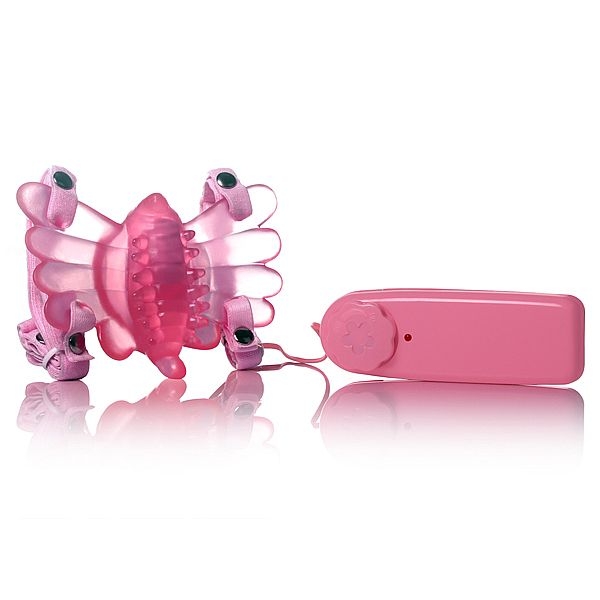  Vibrador Butterfly Estimulador Feminino Rosa Borboleta Mágica - SEX SHOP CURITIBA