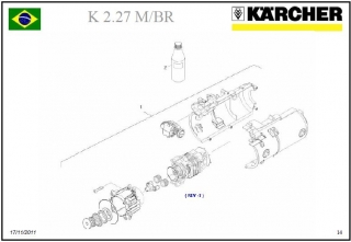 Conjunto de Motor K 2.27 127V