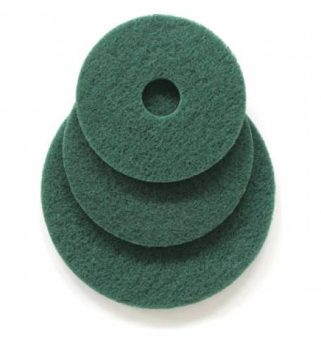 Disco de Limpeza Verde para Enceradeira (pisos sem tratamento) 410mm