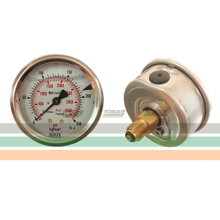 Manômetro 0-250 BAR - BSP | TORQUE SUL
