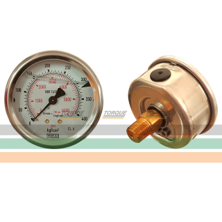 Manômetro 0-400 BAR - NPT | TORQUE SUL