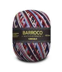 Barbante Barroco Multicolor Premium Nº6 - 400g - Círculo - 9792