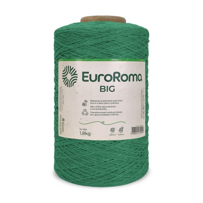 Barbante Nº6 Cores - 1,800Kg - EuroRoma - N°6 - 804 - Verde Musgo